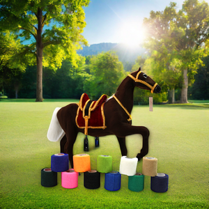 Nhà Máy Bán Hàng Trực Tiếp 4.5M Màu Không Dệt Gắn Kết Đàn Hồi Dính Băng Tự Dính Không Dệt Gắn Kết Đàn Hồi Băng - Product Image 1