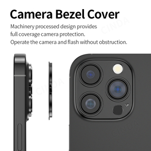 Per <span class=keywords><strong>iPhone</strong></span> 16Pro/16 Pro Max copriobiettivo per <span class=keywords><strong>fotocamera</strong></span> All-Inclusive pellicola protettiva in metallo in vetro temperato - Product Image 6