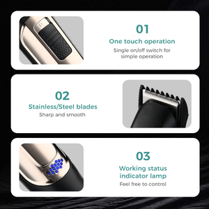 Cortadora de Pelo PRITECH Profesional Inalámbrica, Máquina de <span class=keywords><strong>Corte</strong></span> para Barbería, Cuerpo Metálico, Ajuste de Ángulo de <span class=keywords><strong>Corte</strong></span> - Product Image 6