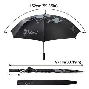 Parapluies de golf promotionnels, parapluies de grande taille, parapluie de 68 pouces, coupe-vent, protection UV, droit - Product Image 2