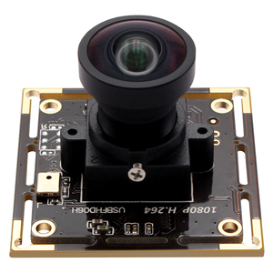 โมดูลกล้องขนาดเล็ก USB 2MP IMX323 ความไวแสงต่ำ 0.01Lux 120 °   มุมกว้าง H.264 ไม่มีการบิดเบือนพร้อมไมโครโฟน - Product Image 1