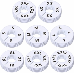 XXS ، XS ، S ، <span class=keywords><strong>M</strong></span> ، L ، XL ، XXL ، XXXL مقسمات خزانة مقسمة لتعليق الملابس - Product Image 3