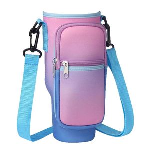 <b>Large</b> Insulated Crossbody Ice <b>Cup</b> Cover for Car-Mounted Sports Water Bottle Custom Logo Available Model 40CUP - Product Image 5