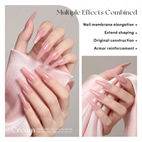 JTING Nouveau Design 9 Couleurs Gel Constructeur Effet Gelée Sans HEMA ni TPO Gel d'Extension d'Ongles Vernis à Ongles OEM Gel Constructeur Semi-Solide Thixotrope