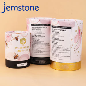 ขายส่งพิมพ์แบบกําหนดเองสีที่กําหนดเองพิมพ์หลอดกระดาษบรรจุภัณฑ์พร้อมฝาปิด - Product Image 5