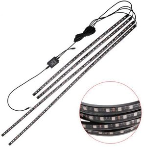 4 pièces de Bande De RVB LED <span class=keywords><strong>Sous</strong></span> la <span class=keywords><strong>Voiture</strong></span> Tube Éclairage Inférieur Soubassement Lueur Système Néon Light90 * 120cm 60*90CM - Product Image 6