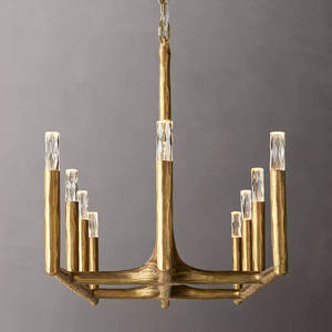 Luxury Dining Room 72" Linear Chandelier Large Restaurant Bar Rectangle Chandelier High Quality Brass Gold Retro LED Chandeliers - Product Image 3