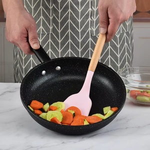 Heat Resistant <b>Kitchen</b> Cooking Utensils Set Wood Handle <b>Kitchen</b> <b>Gadgets</b> Utensil Set Silicone Cooking Utensils Set for <b>Kitchen</b> - Product Image 5