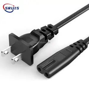 Iec320 C13 Cable Iec Extensión Enchufe C13 Conector Usa 3 Pin Múltiple Negro Pc Laptop Cable de alimentación