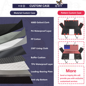 Lynpet Maßgefertigter Autositz-Verlängerer für Hunde, wasserdicht, mit festem Boden, bis 180 kg belastbar, Rücksitzbezug für die Auto-Rückbank, zum Fabrikpreis - Product Image 2