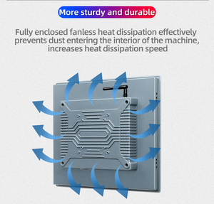 15 Inch Industriële Computer I5 7300u Lcd Touchscreen Monitor 4G 128G Muurbevestiging Ingebouwde Fanless Industriële Pc Windows Tablet - Product Image 5