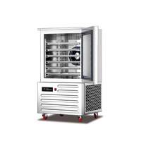 Congélateur vertical en acier inoxydable pour supermarché, ultra-basse température (-45°C), conception intégrée, 15 plateaux, modèle de comptoir