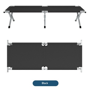 <span class=keywords><strong>Lit</strong></span> <span class=keywords><strong>de</strong></span> camping pliable en alliage d'aluminium, léger, portable, réglable, robuste, pour le camping, la randonnée, la sieste au bureau - Product Image 1