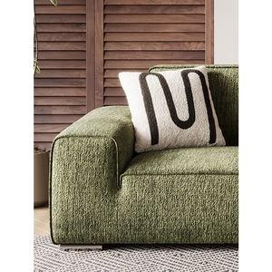 قماش إيطالي بسيط وعصري من كتلة التوفو ، شنيل عتيق لشقة الفيلا ، غرفة المعيشة مع مادة تعبئة الإسفنج - Product Image 4