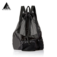 Mochila duradera producida en fábrica para playa, red de malla de playa, dibujo de gran volumen, equipo resistente para buceo, natación, Camping
