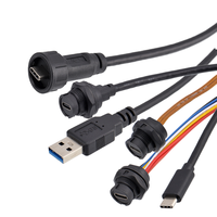 Coupleur Ethernet CAT6 UTP de qualité industrielle, connecteur RJ45 PA66, étanche IP68 pour extérieur, mâle/femelle, alimentation 12V