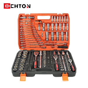 216 pcs Orange + hộp màu đen công cụ xe hơi tuốc nơ vít Bit Ổ cắm cờ lê tự động Ratchet cờ lê Chrome ổ cắm Bộ dụng cụ cầm tay thiết lập - Product Image 6