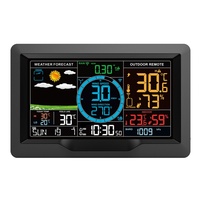 Station météo domestique intelligente Tuya appareil de prévision météo multifonction sans fil avec vent pluie alertes foudre contrôle APP