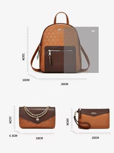 Mochila Nueva 2026, Set <span class=keywords><strong>de</strong></span> Tres Piezas, Bolso Maternal, Mochila Estudiantil con Estampado <span class=keywords><strong>de</strong></span> Moda, Bolso <span class=keywords><strong>de</strong></span> Mano Cruzado Diagonal para Mujer - Product Image 5