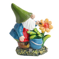 Fée Jardin Planteur Miniature Paysage Mini Jardin Gnomes Partie Ensemble Résine Artisanat Statue Vilain Nain Elfe