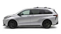 Sunsing Aluminium SUV Dachträger Hohe Tragfähigkeit 100kg CE-Zertifiziert Schwarz OE-Größe Dachgepäckträger für Toyota Sienna 2021+