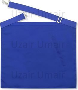 Nouvel ensemble tendance d'aprons maçonniques avec gants blancs et aprons bleus à vendre, ornements et emblèmes symboliques, tenue formelle pour usage cérémoniel - Product Image 6