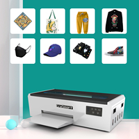 Imprimante A4 DTF multifonctionnelle pour nouvel utilisateur Machine d'impression de t-shirts Imprimante à jet d'encre numérique A4 à rouleau de 8 pouces avec logiciel
