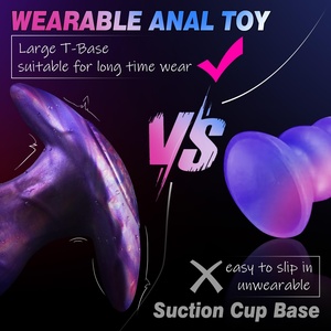 Premium Quality Adult Toy Realistic Soft Wearable Anal Plug Silicone Anal Stretcher Sex Toys <b>for</b> Women <b>Men</b> Gay - Product Image 5