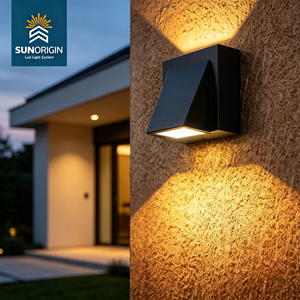 Applique Murale Extérieure Étanche IP65, Luminaire LED Moderne Haut/Bas en ABS pour Couloir, Jardin, Porche, Éclairage Mural Extérieur - Product Image 5