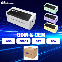 Impresora de Etiquetas Térmicas Milestone MHT-L1081 OEM de 108 mm, Impresora de Etiquetas de Envío de Escritorio, USB Inalámbrica, Certificación CE, en Stock