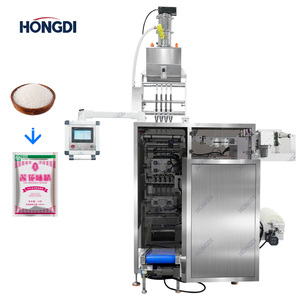 Envasadora de gránulos de 4 columnas para frutos secos y dulces en bolsas pequeñas, embalaje automático de acero inoxidable de alta eficiencia. - Product Image 2