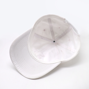 Casquette de baseball OEM en polyester et nylon casquettes de baseball blanches pour hommes casquettes de baseball à 5 panneaux personnalisées - Product Image 5