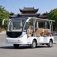 Navette électrique multi-passagers pour hôtel et visites de la ville avec une autonomie de 70-90 km et une conception certifiée CE