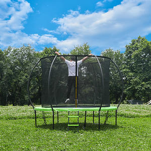 <span class=keywords><strong>Trampoline</strong></span> robuste Zoshine Pumpkin avec filet de sécurité, poteaux en <span class=keywords><strong>mousse</strong></span>, lit de saut récréatif pour l'extérieur, pour le plaisir dans la cour - Product Image 2