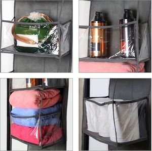 Over the Door Hanging Behind the Door Organizer with Clear <b>Plastic</b> <b>Pockets</b> for Bedrooms Closets Bathrooms - Product Image 6