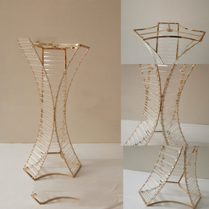 Heavy Duty Iron Plant <b>Display</b> Rack Sturdy Metal <b>Flower</b> Stand With Elegant Design For Home Restaurant Interior Decor - Product Image 3