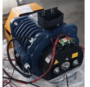 MONA320 безредукторная Тяговая машина для подъема 630 кг 1000 кг 1150 кг запасные части с постоянным магнитом синхронная Тяговая машина - Product Image 6