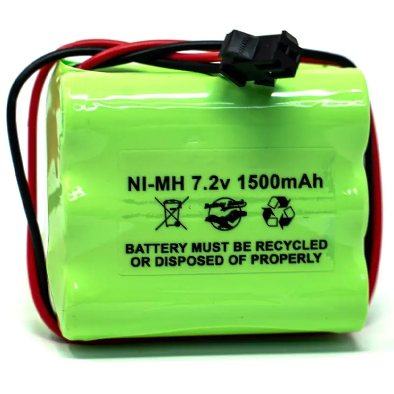 Fábrica OEM serviço recarregável aa bateria 7.2v 1500mAh Ni-MH Bateria RC Car bateria