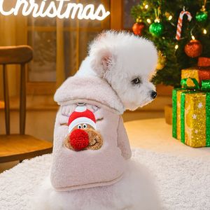 ONESTEP Vente en gros de sweats à capuche d'hiver écologiques et confortables chiens Noël Design de lettres classiques Polyester épaissi portable - Product Image 2