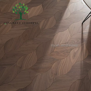 Pisos de madera Para พื้นไม้ปาร์เก็ตสีดำตกแต่งบ้านหรูหรา - Product Image 3