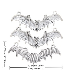 DIY Bijoux Accessoires Rétro Alliage Chauve-Souris Pendentif Commerce Extérieur - Product Image 2