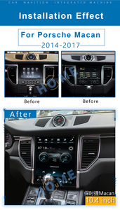 Radio de coche con pantalla Vertical de 10,4 pulgadas, navegación GPS para <span class=keywords><strong>Porsche</strong></span> <span class=keywords><strong>Macan</strong></span> <span class=keywords><strong>2015</strong></span> 2016 2017, reproductor Multimedia GPS <span class=keywords><strong>Carplay</strong></span> Android Auto - Product Image 2