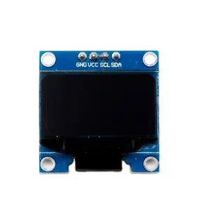 Módulo de pantalla LED LCD OLED, color blanco y azul, 128X64, para serie I2C IIC 0,96, nuevo y original con CaseI