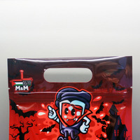Sachets alimentaires refermables en Mylar découpés à l'emporte-pièce, 120 microns d'épaisseur, finition brillante, pour bonbons, biscuits, thé en vrac, 28g 1lb, renforcés