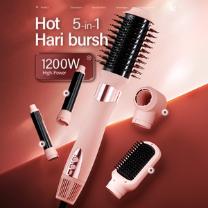 Ulelay 5-en-1 : Styler capillaire automatique haute vitesse 110000 tr/min – Kit multi-styler rapide pour boucler, lisser et sécher les cheveux – Brosse sèche-cheveux - Product Image 2