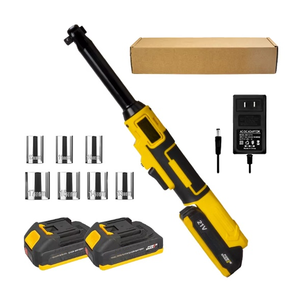 Llave de Trinquete Eléctrica Inalámbrica de 21V y 3/8'', Llave de Trinquete Angular Inalámbrica de Iones de Litio, 675nm de Torque Máximo, Batería de 2000mAh, Reparación de Automóviles - Product Image 1