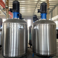 Machines de fabrication de mayonnaise à réservoir émulsionnant homogénéisant sous vide avec système de circulation Mélangeur d'homogénéisateur de crème cosmétique pour le visage