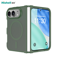 Prix d'usine OEM ODM, logo personnalisé, étui de téléphone portable pliable mat antichoc de luxe avec aimant pour iPhone Duo Fold