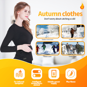 Women Winter Seamless Corset <strong>Lady</strong> Warm <strong>Vest</strong> Slimming Heated Shapewear <strong>Thermal</strong> Underwear for Spring/autumn/winter / Black,gray - Product Image 2