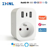 Europe 3 phases 110v-240v métal laiton cuivre chargeur de voyage chargeur mural prise d'extension universelle multiprise